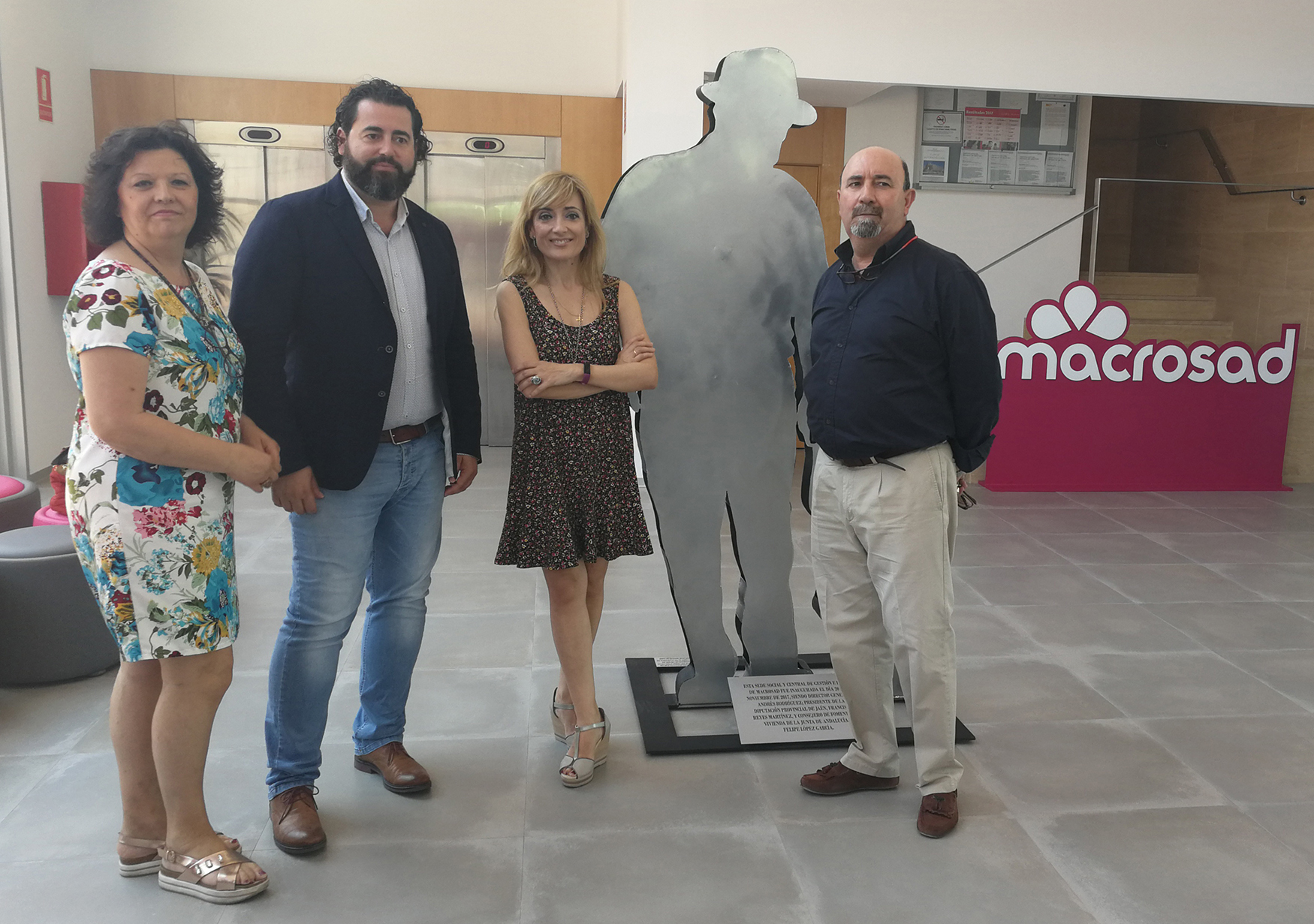 Francisca Padilla, Andrés Rodríguez, Carmen Castilla y Manuel Salazar