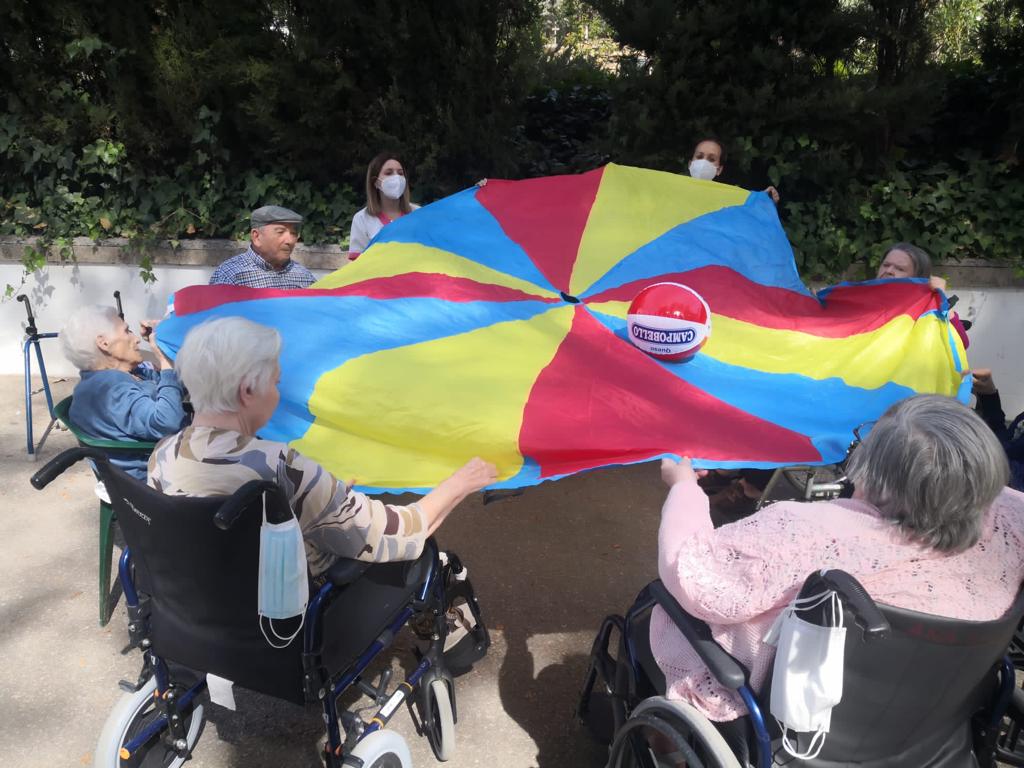celebración en residencias de mayores